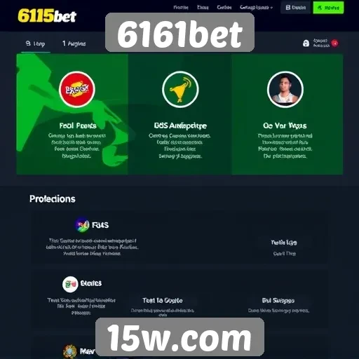 Análise das funcionalidades do site 6161bet