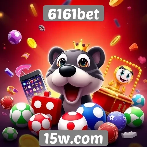 Variedade de jogos disponíveis na plataforma 6161bet